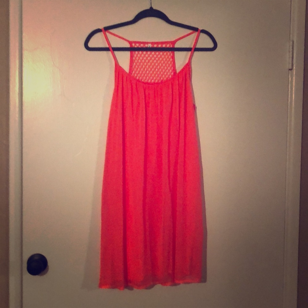 Bright Coral Summer Dress